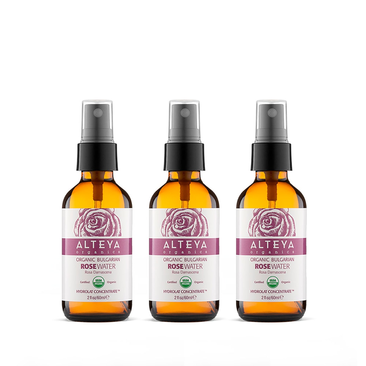 알티야 오가닉 로즈 워터 미스트 60ml x 3