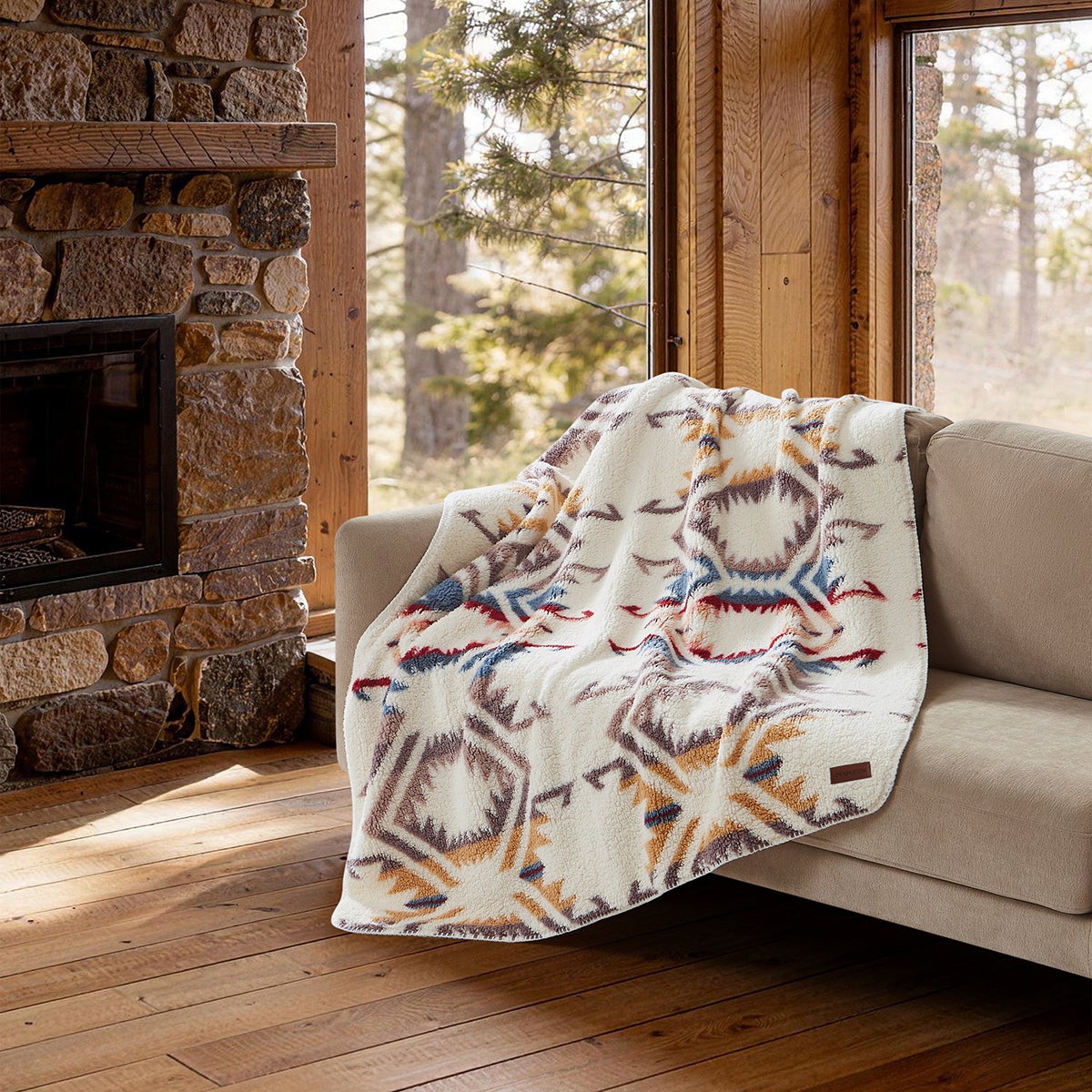 Pendleton 셔파 담요 127x177cm - 화이트쇼어(앤틱화이트) Pendleton 셔파 담요 127x177cm - 화이트쇼어(앤틱화이트)