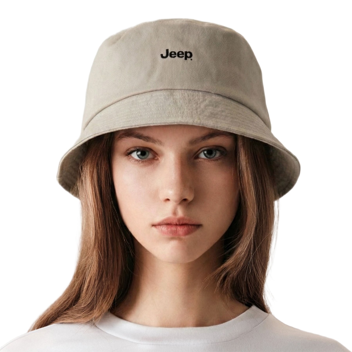 지프 버킷 햇 - 베이지