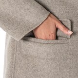 비지트 인 뉴욕 여성 캐시미어혼방 구스안감 코트