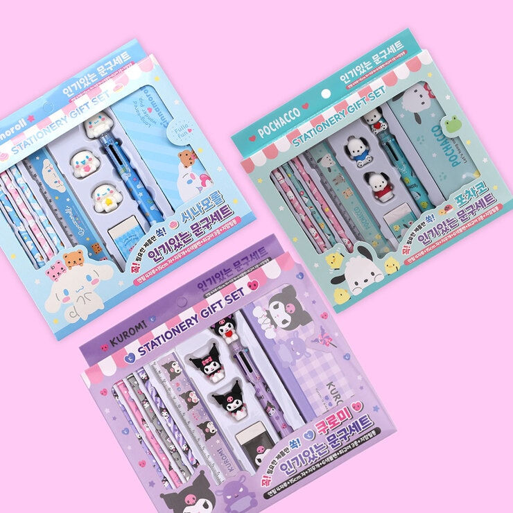 산리오캐릭터즈 문구 세트 2개