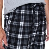 Copper & Oak 남성 플리스 라운지 바지 - 블랙, L