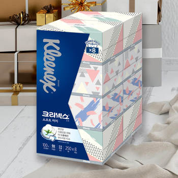 크리넥스 소프트터치 티슈 250매 x 8x 2팩 크리넥스 소프트터치 티슈 250매 x 8x 2팩