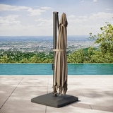 앳레저 캔틸레버 사각우산, 3.0 x 3.9m, 머쉬룸