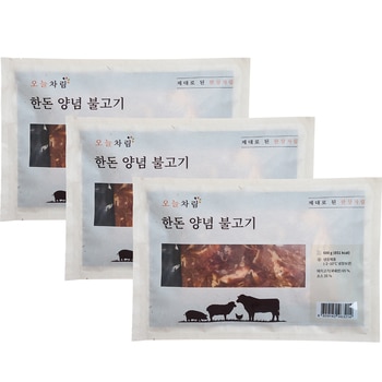 오늘차림 한돈 양념 불고기600g x 3ea