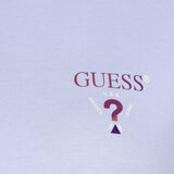 게스 여성 반소매 티셔츠 - 라이트블루, S