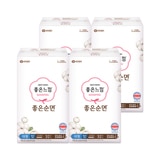 좋은느낌 좋은순면 슬림 날개 대형 32개 x 4팩