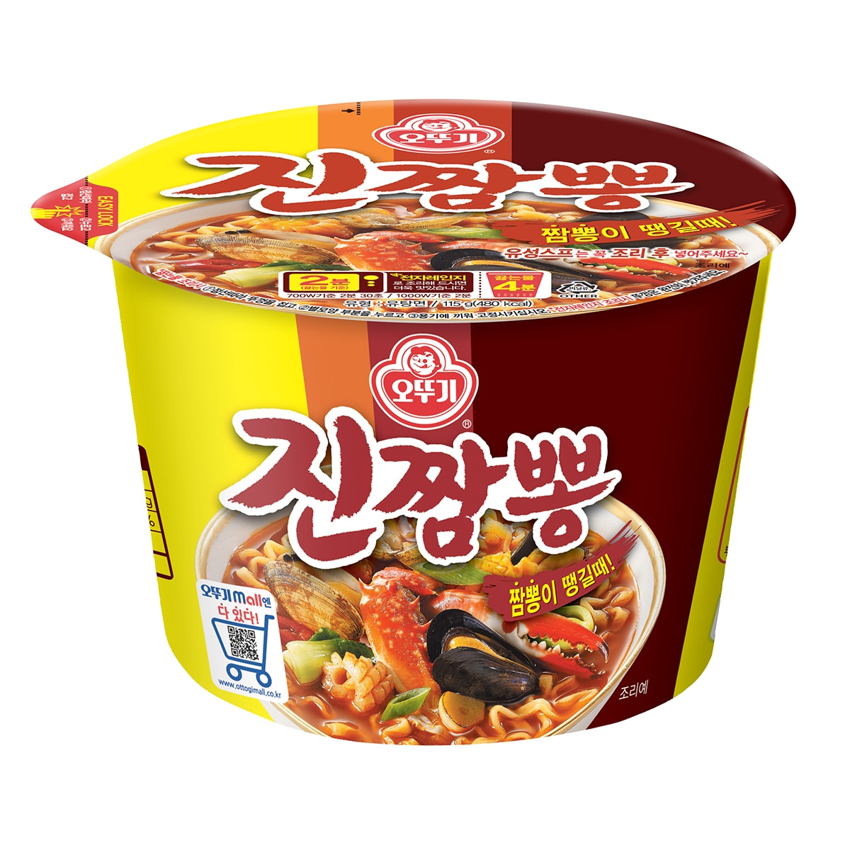 오뚜기 진짬뽕 용기 115g x 12