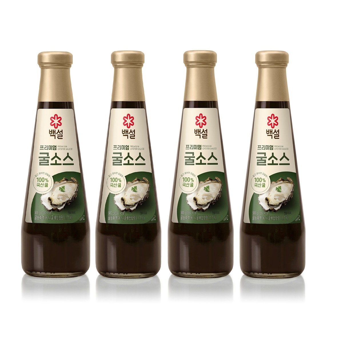 백설 프리미엄굴소스 500g x 4