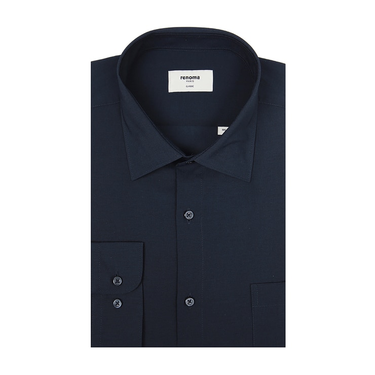 레노마 남성 긴소매 캐주얼 셔츠 - 네이비, 110