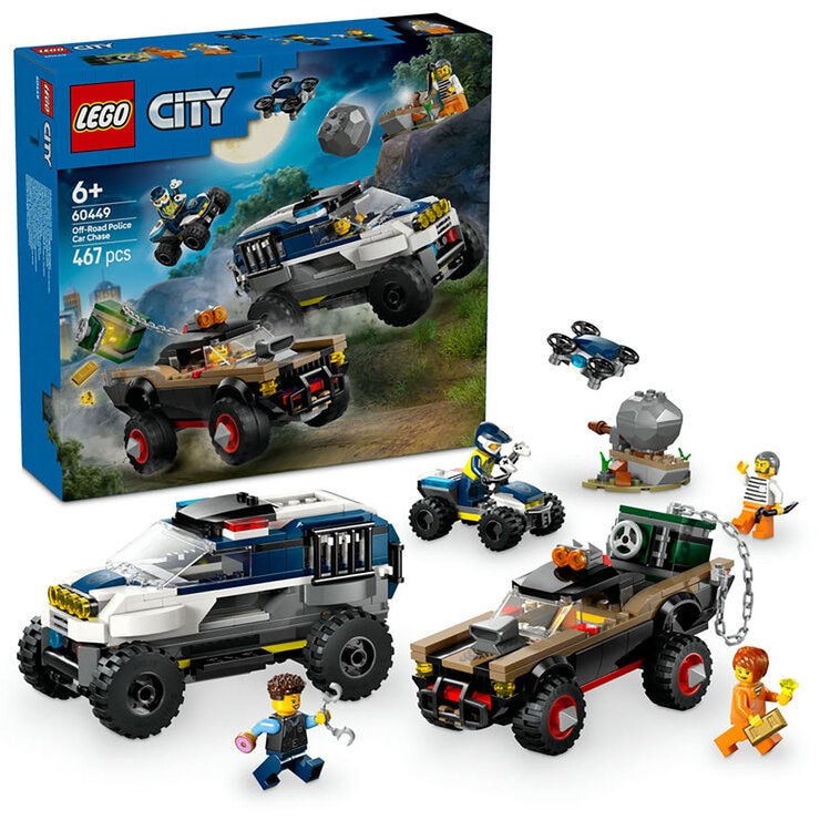 Lego City Off-Road Police Car Chase 682829