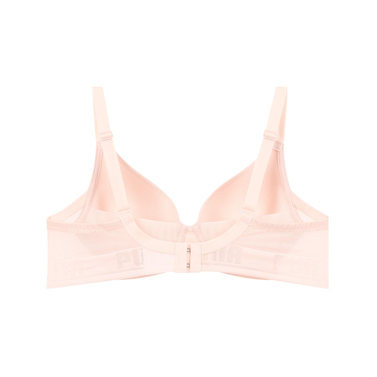 푸마 여성 로고 헴 브라 2매 - 라이트핑크/블랙, 75A