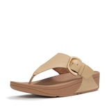 핏플랍 여성용 루루 레진버클레더 토포스트 - 카푸치노, UK3 (220mm~225mm)