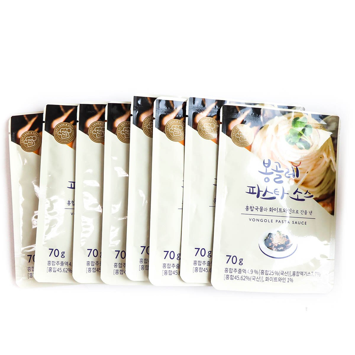 이지쉐프 봉골레 파스타소스 70g x 8 / 최소구매 2