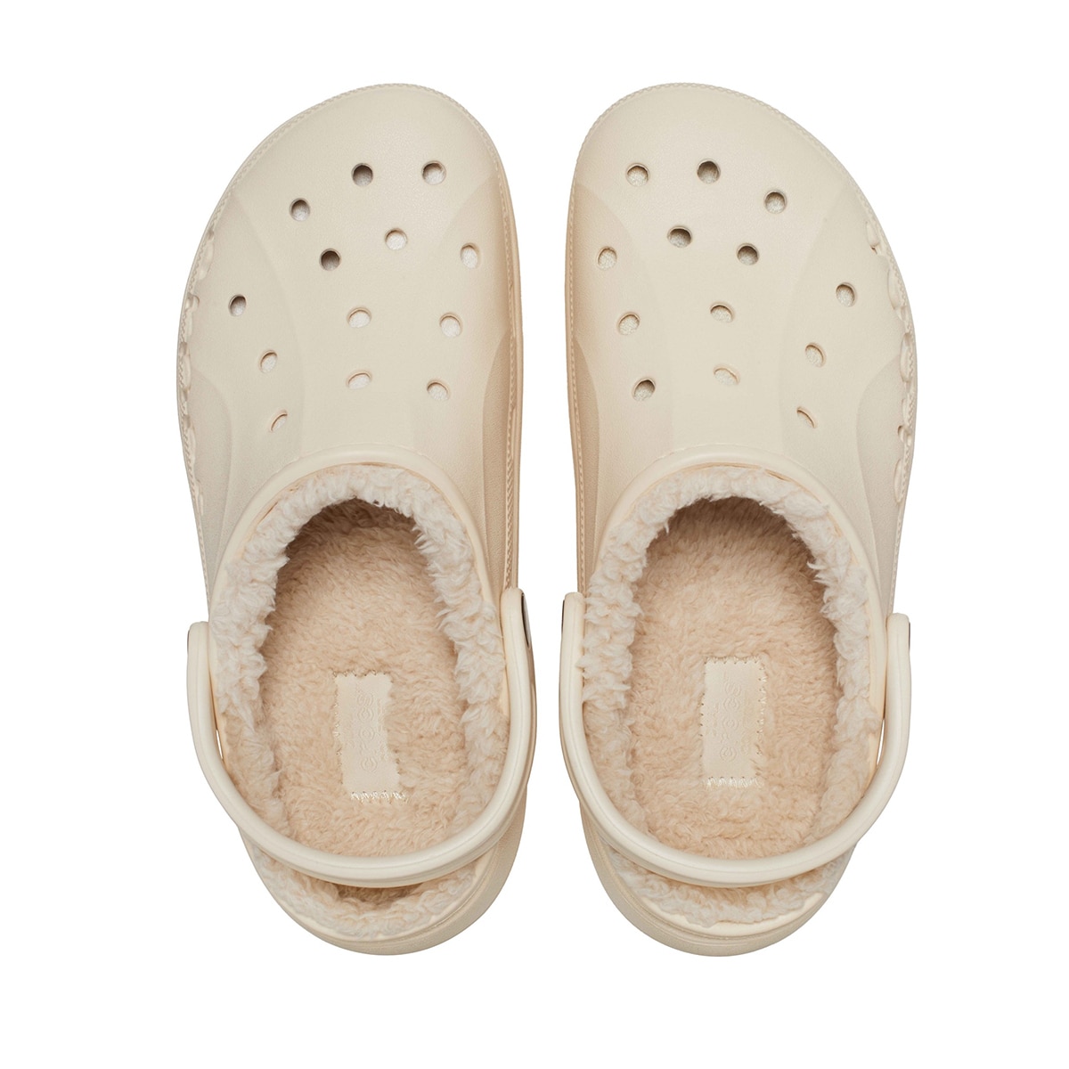 크록스 바야 플랫폼 라인드 클로그 - 윈터화이트, 230mm 크록스 바야 플랫폼 라인드 클로그 - 윈터화이트, 230mm