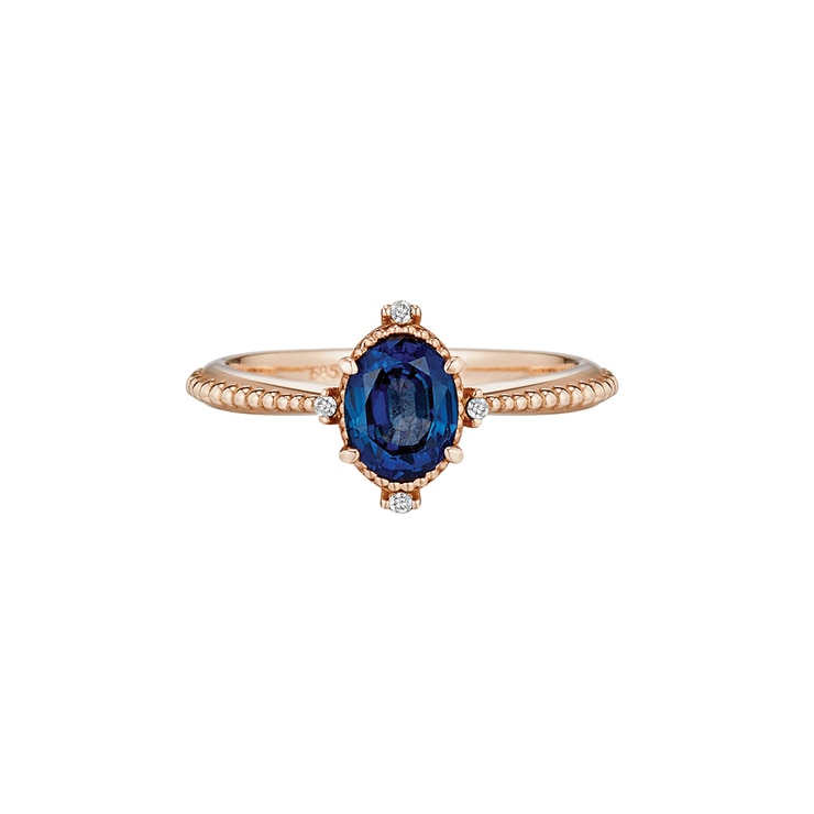 0.0248CTW Sapphire Ring Antoine 685911