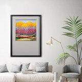 지클레 아트포스터 56x80cm - 환상의 자작나무 숲 II