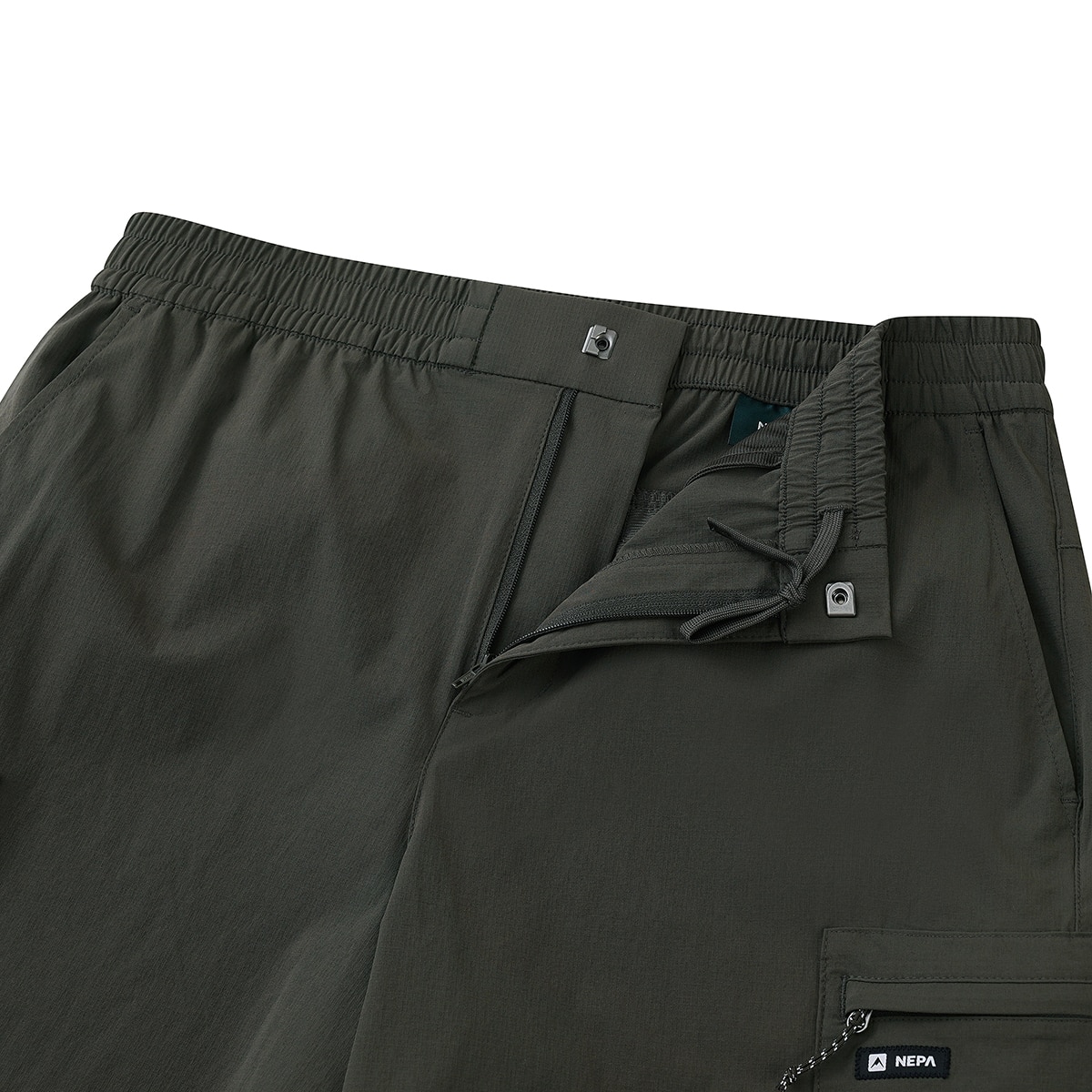네파 남성 카고 반바지 - 다크카키