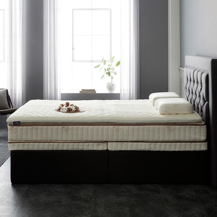 럭스나인 천연라텍스 토퍼 핫앤쿨에어 (9cm) - 슈퍼싱글