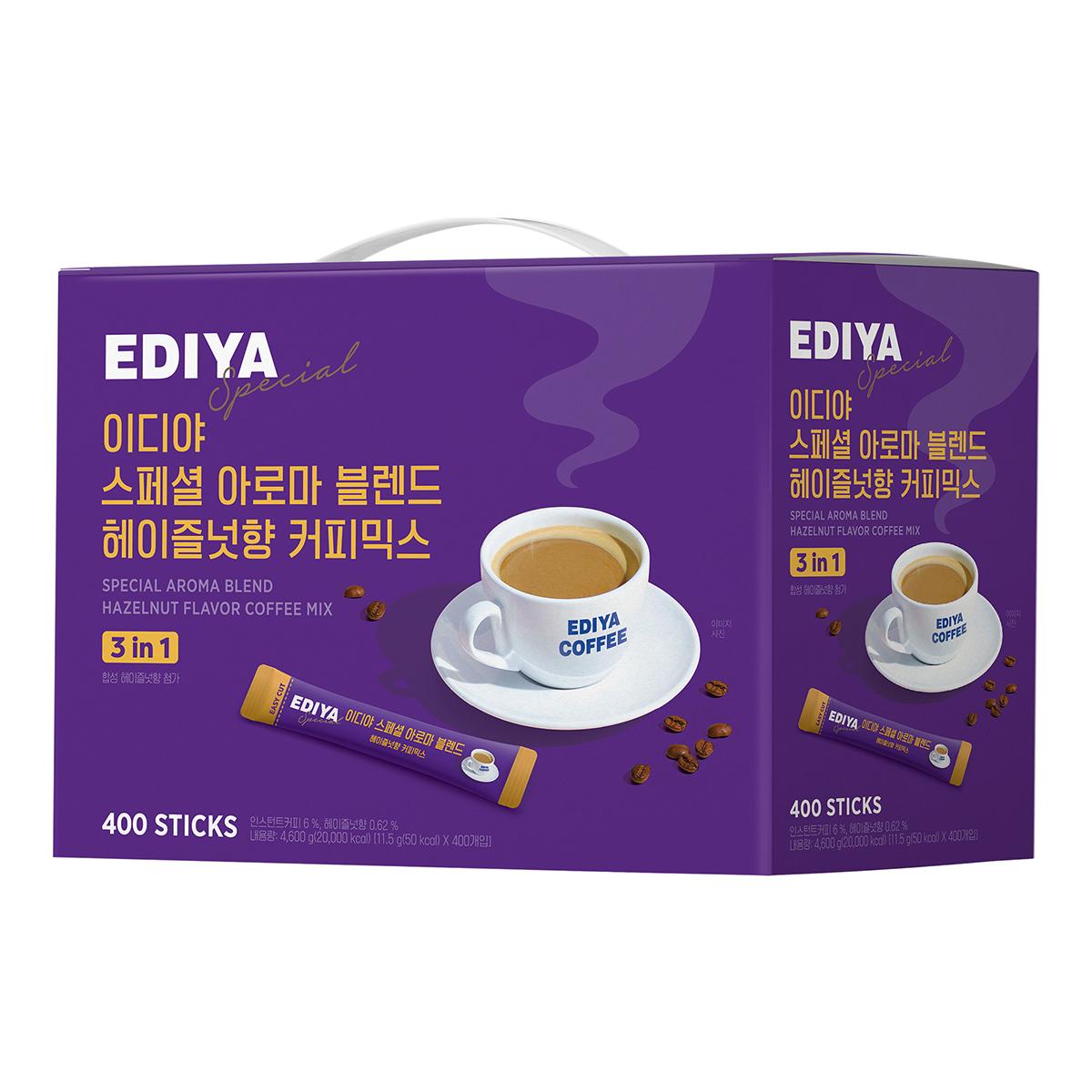 이디야 스페셜 아로마블렌드 헤이즐넛향 400ct x 60