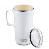 아소부 보온보냉 머그 600ml - 화이트