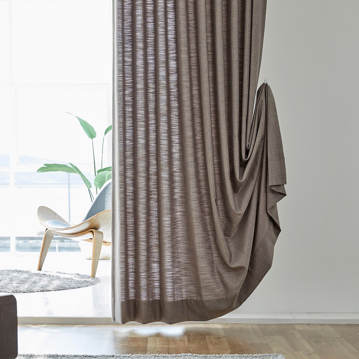 커튼 650x230/240 - 패턴B(코코아), 230