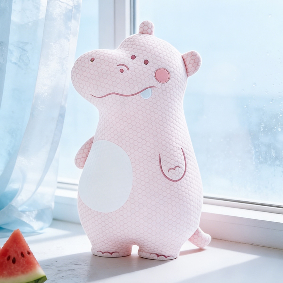 Zoobies 냉감 동물 쿠션 - 하마