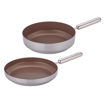 네오플램 에칭 프라이팬 & 웍 세트2P