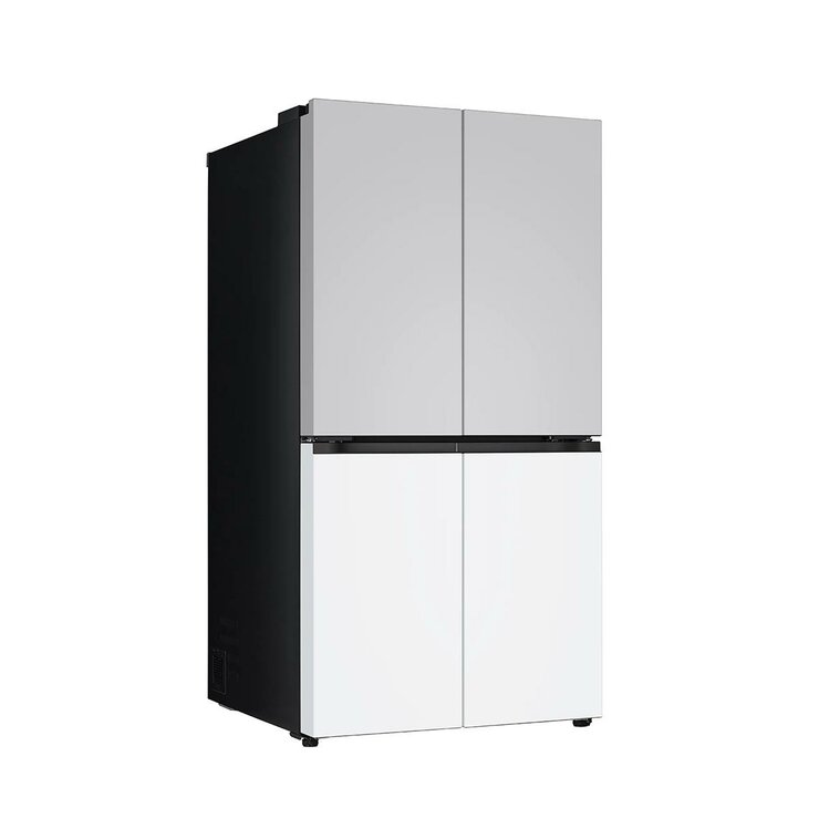 LG 오브제 AI 냉장고 870L, 메탈 그레이/화이트