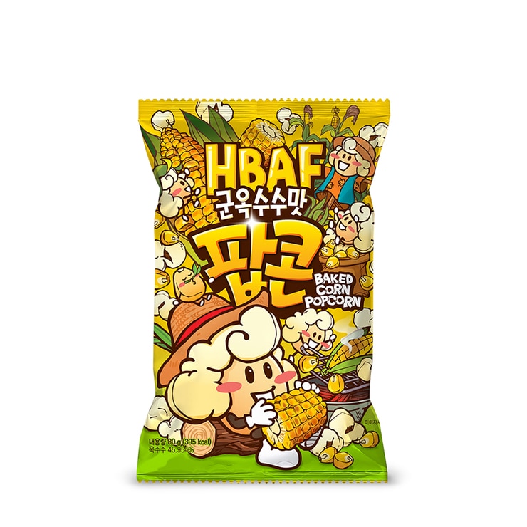HBAF 팝콘 4종 세트 1,280g - 선택 1. 허니버터, 소금우유, 카라멜&치즈, 군옥수수 팝콘