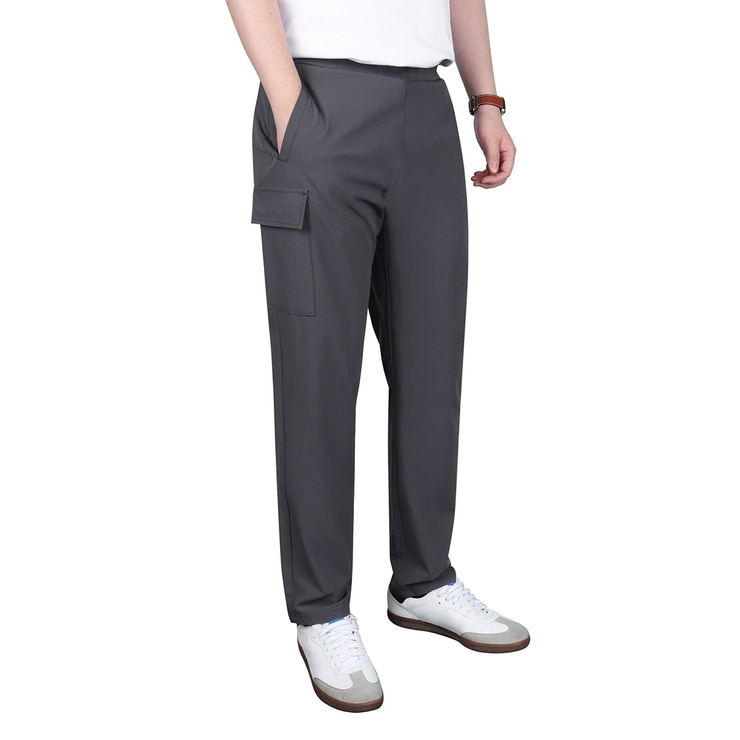 케네스콜 남성 나일론 스판 바지 - 차콜, 30