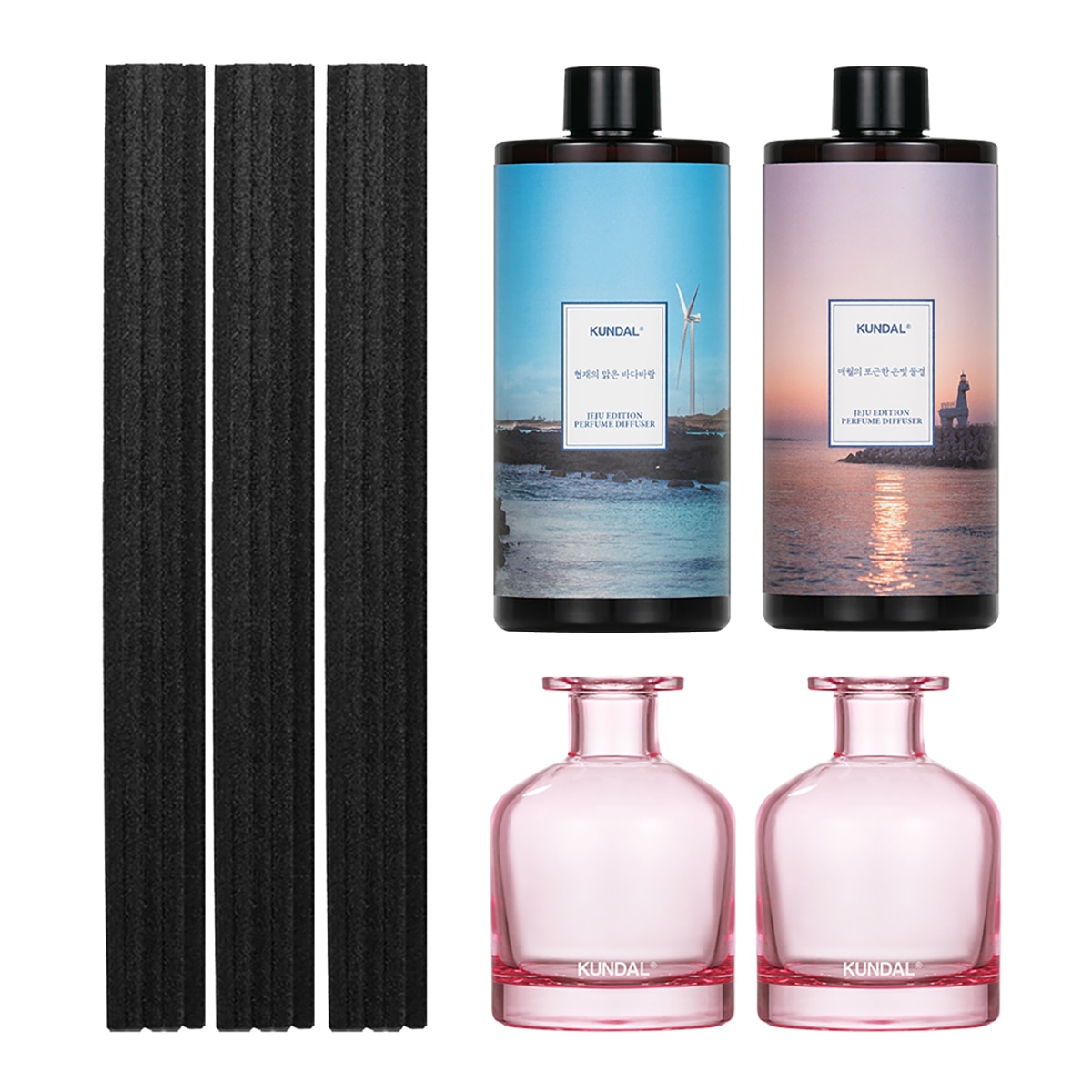 쿤달 제주에디션 디퓨저 세트 400ml x 2P - 세레니티