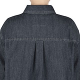 케네스콜 여성 데님 셔츠 - 블랙 인디고, L