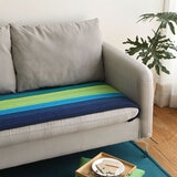오리고 면 소파 패드 60 x 200cm - 마티니블루