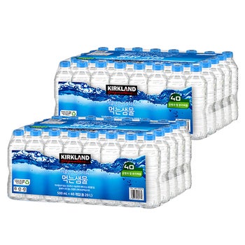 커클랜드 시그니춰먹는샘물 500ml x 40 x 2팩 커클랜드 시그니춰먹는샘물 500ml x 40 x 2팩