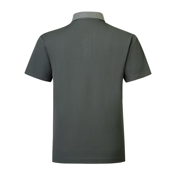 네파 남성 우븐 폴로티 - 모스그레이