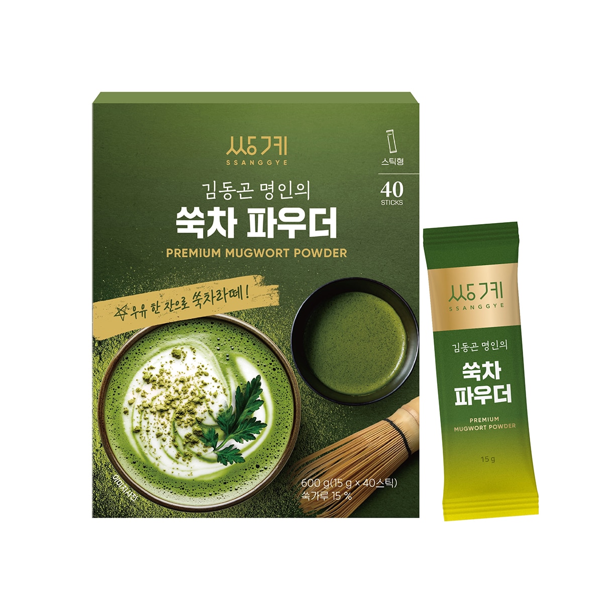 쌍계김동곤명인의쑥차파우더 15g x 40 쌍계김동곤명인의쑥차파우더 15g x 40