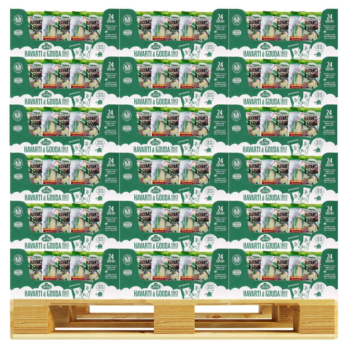 Arla 하바티 & 고다 스낵치즈 510g x 432ea