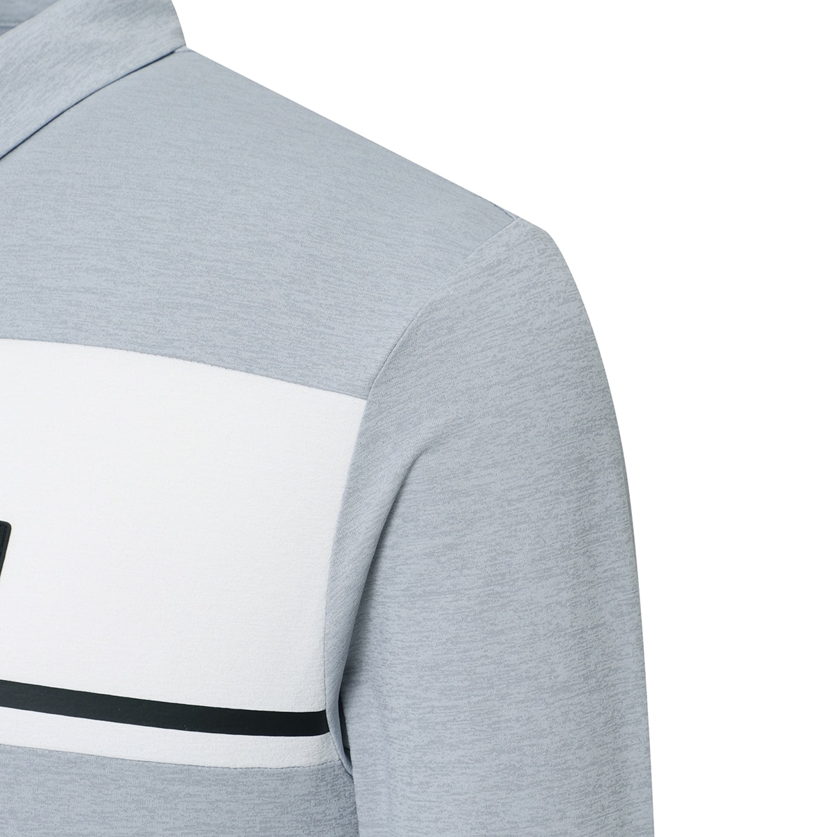 휠라 골프 남성 긴팔 폴로티 - 라이트그레이