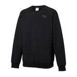 푸마 남성 하이브리드 긴소매 크루티 - 블랙, XXL