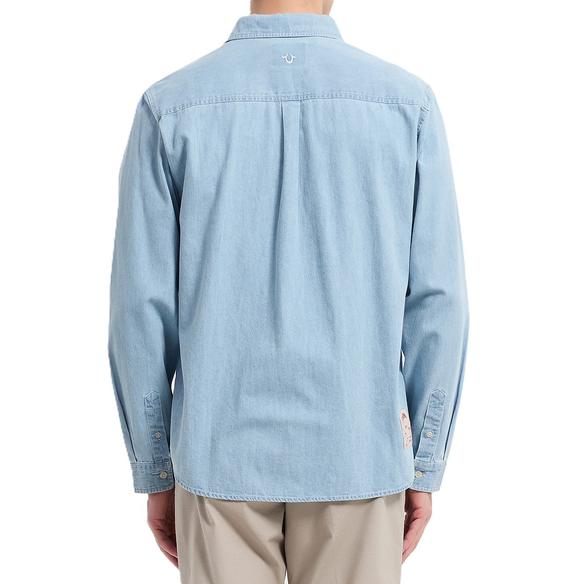 트루릴리젼 남성 긴소매 데님 셔츠 - 라이트블루