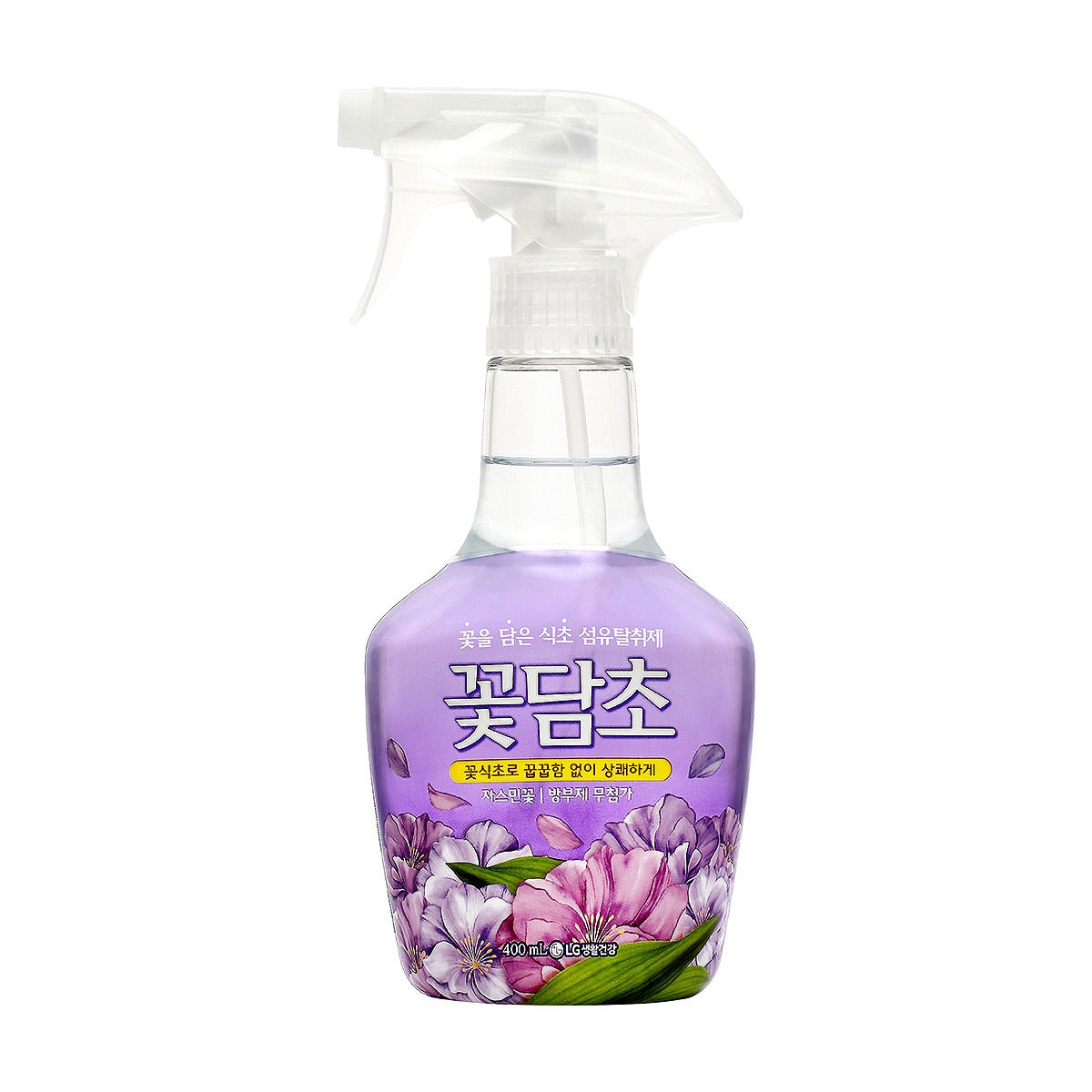샤프란 꽃담초 섬유탈취제 자스민꽃 400ml x 2 + 리필 320ml x 6