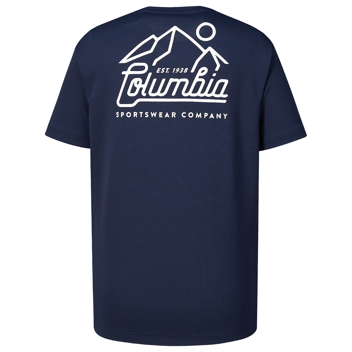 컬럼비아 남성 반소매 티셔츠 - 네이비