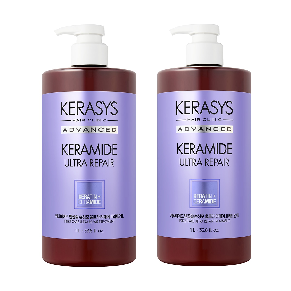 케라시스 케라마이드 반곱슬 샴푸/트리트먼트 1L x 2