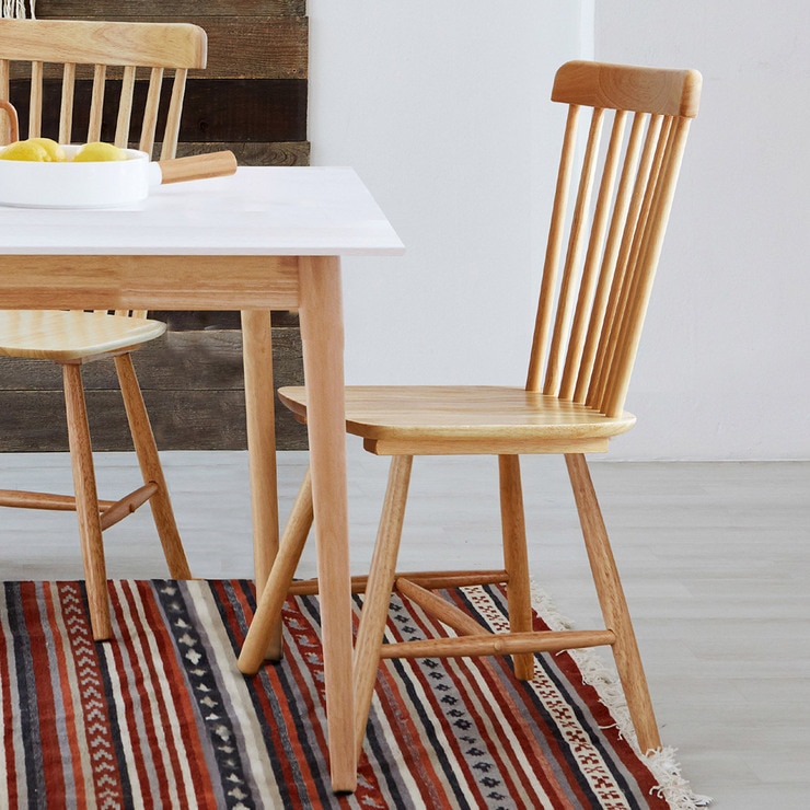 리비니아 TOTO 포세린 세라믹 6인 식탁세트 - 내추럴(의자) + 화이트(세라믹 상판)