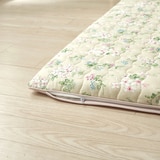 에이프릴앳홈 순면 누빔 워싱 면 요 - 싱글, 플라워(플로르)