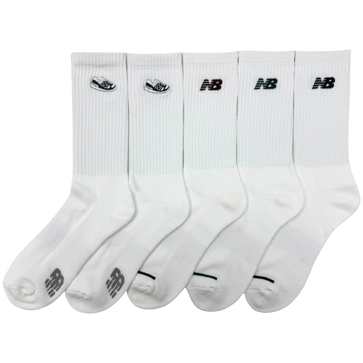 뉴발란스 성인 중목양말 5족 - 6FLIV(라지 아이보리) 뉴발란스 성인 중목양말 5족 - 6FLIV(라지 아이보리)