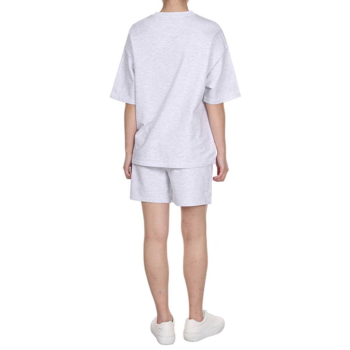 게스 여성 코튼 라운지 상하의 세트 - 라이트 그레이