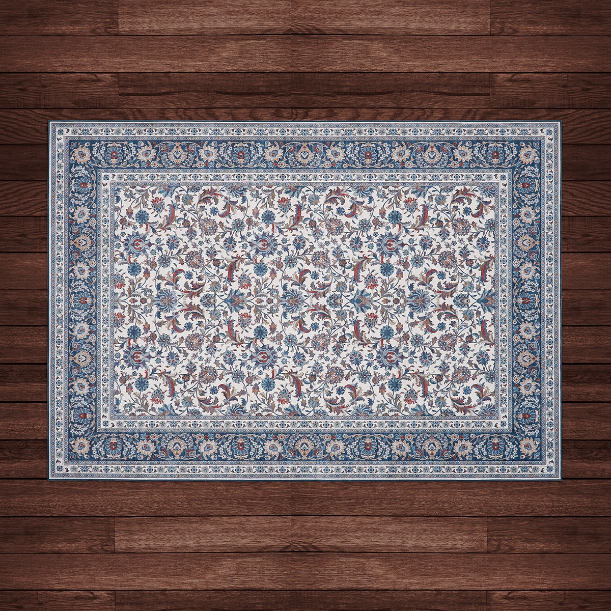 Wyatt&Ash 워셔블 러그 160x226cm - 블루