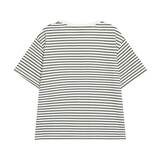 컬럼비아 여성 스트라이프 티셔츠 - 카키, S